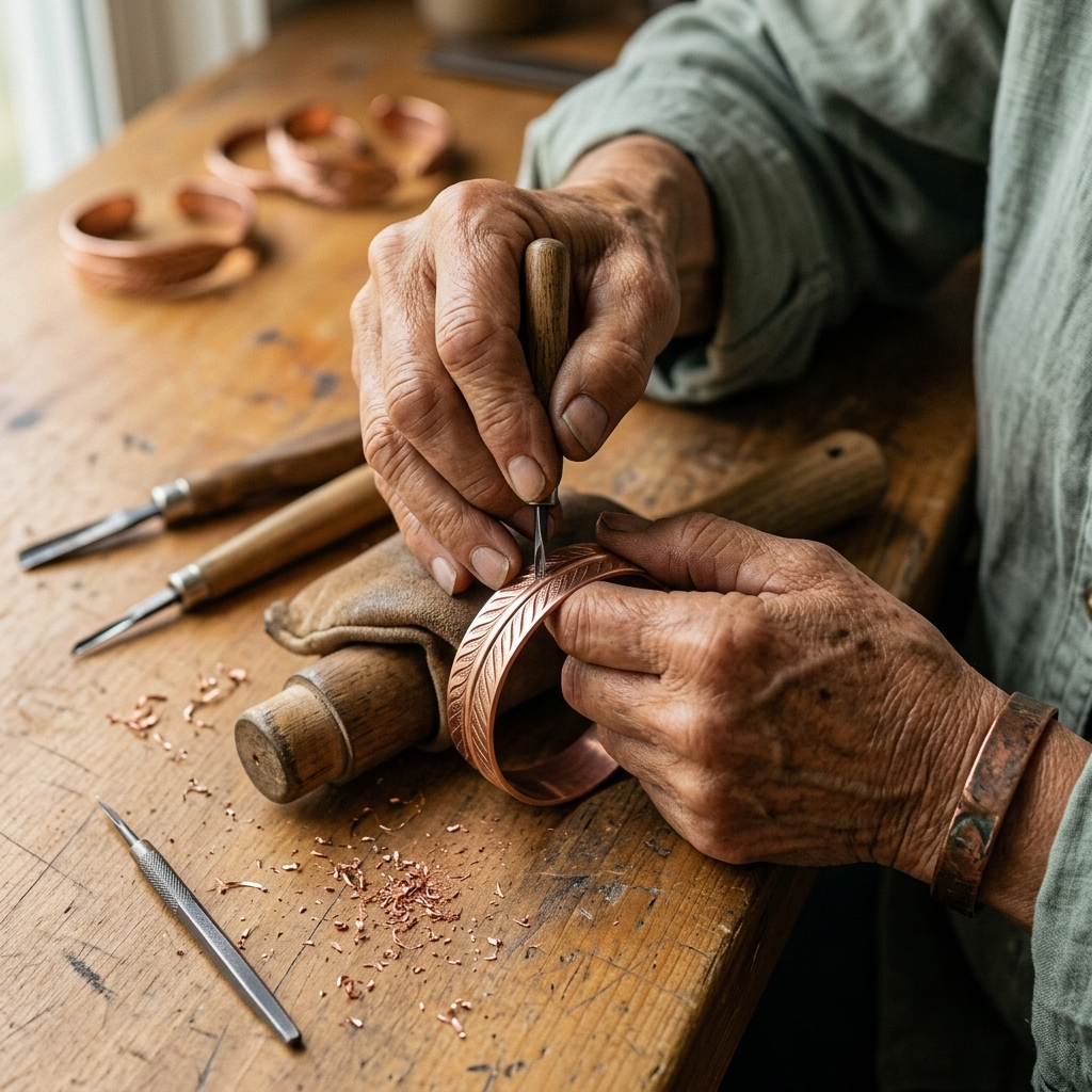 Elsie's Root Copper Bracelet