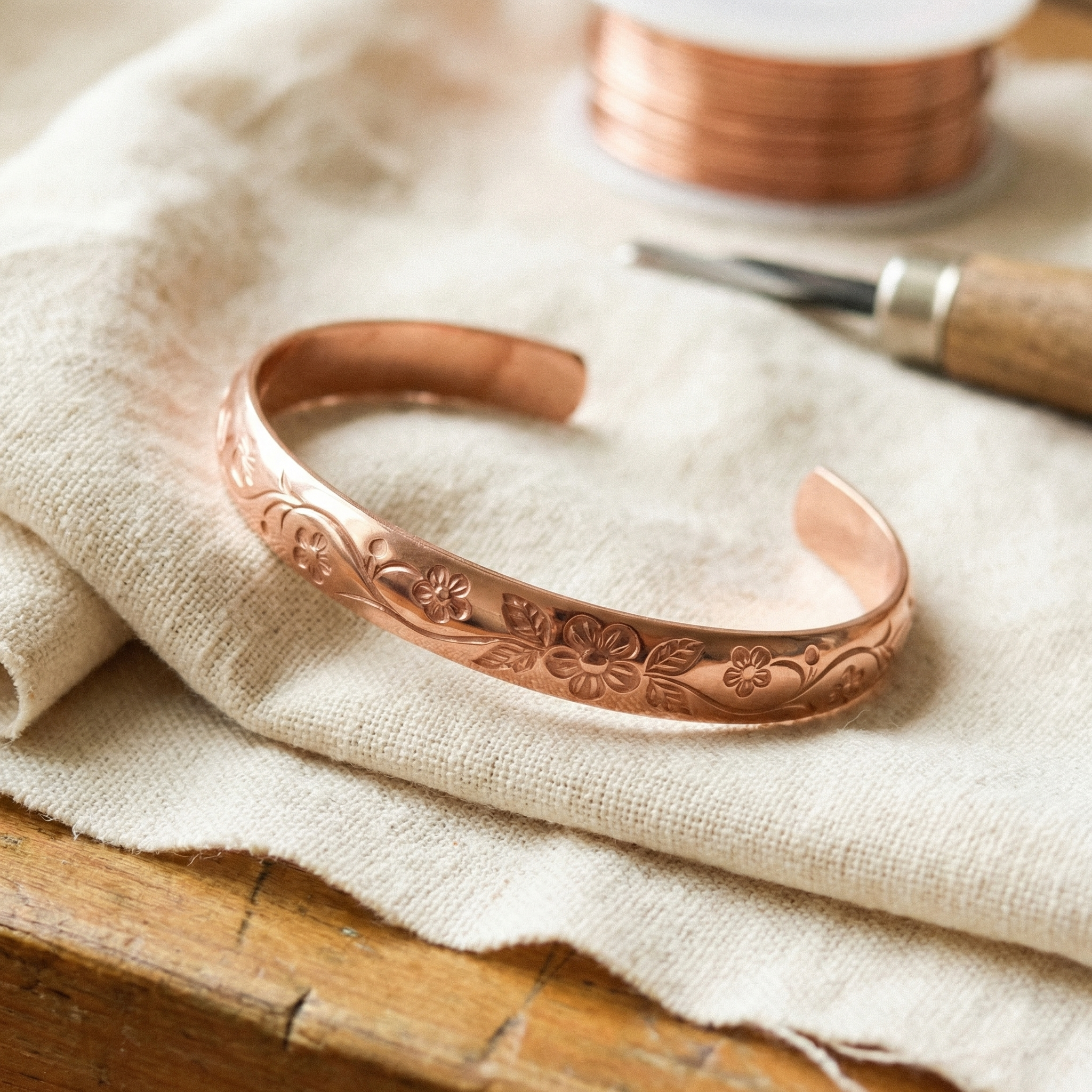 Elsie's Bloom Copper Bracelet