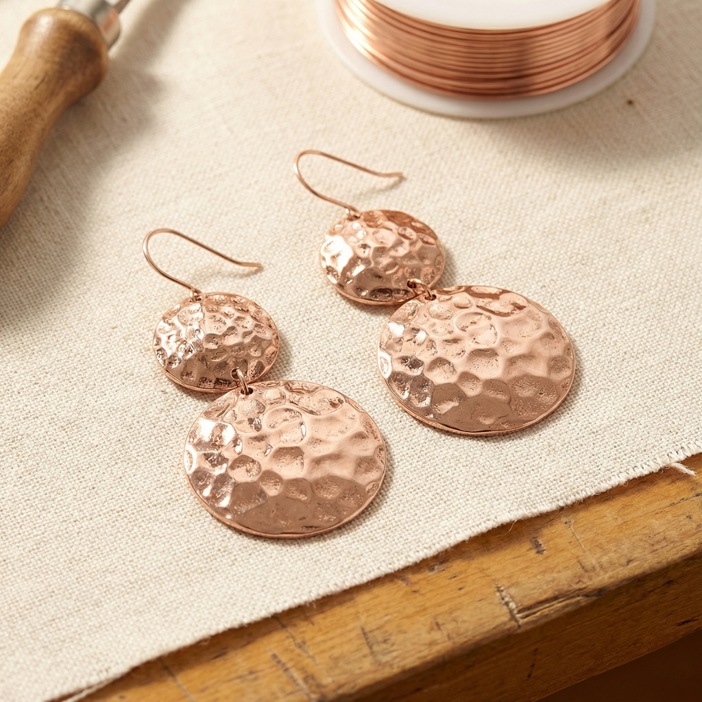 Elsie's Solstice Copper Earrings
