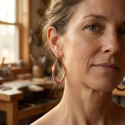 Elsie's Creek Copper Earrings