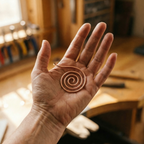 Elsie's Flow Copper Hand Spiral