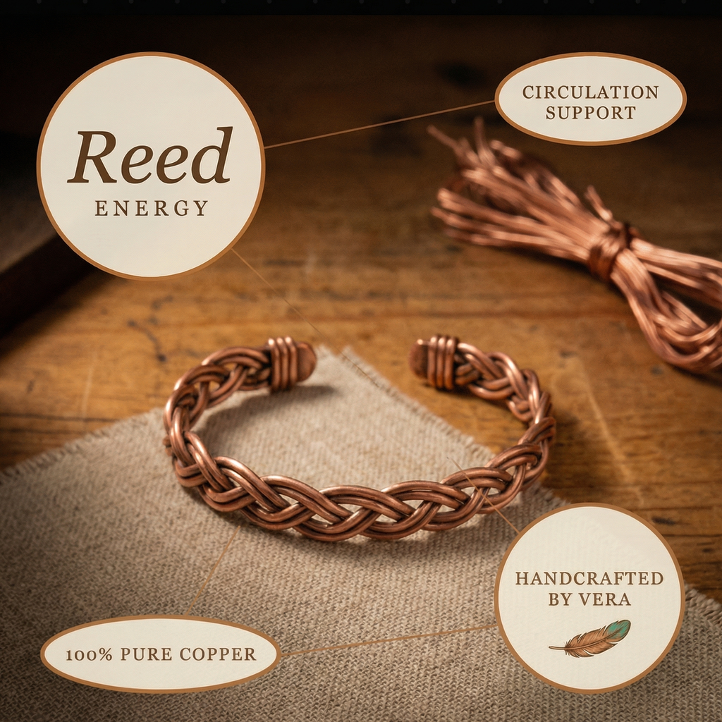 Elsie's Reed Copper Anklet