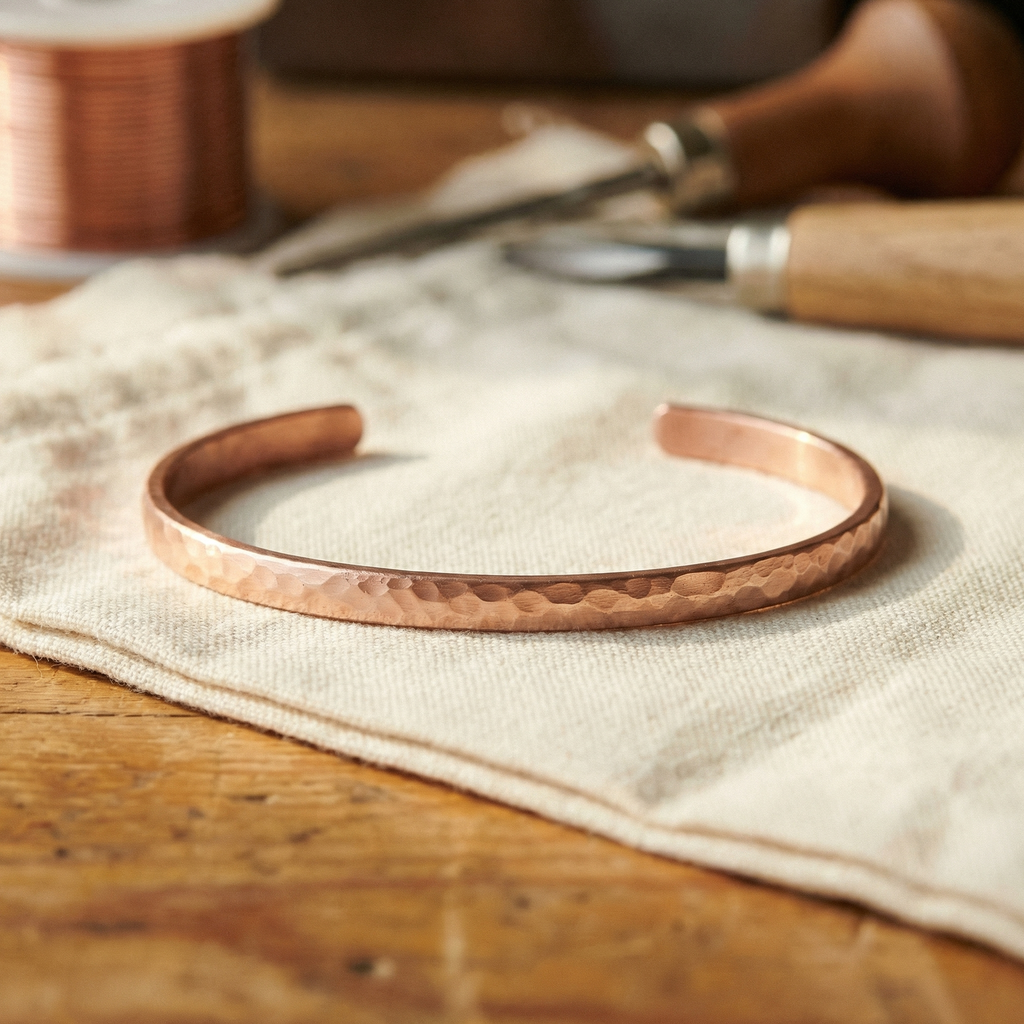 Elsie's Sand Copper Anklet