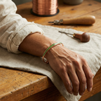 Elsie's Jade Copper Bracelet