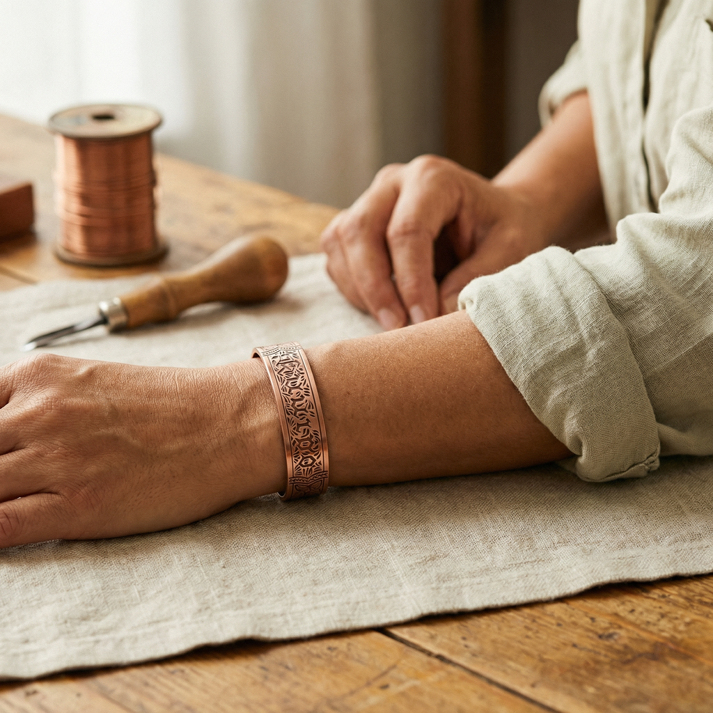 Elsie's Drift Copper Bracelet