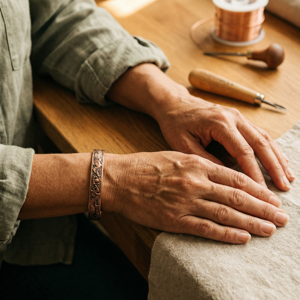 Elsie's Loam Copper Bracelet