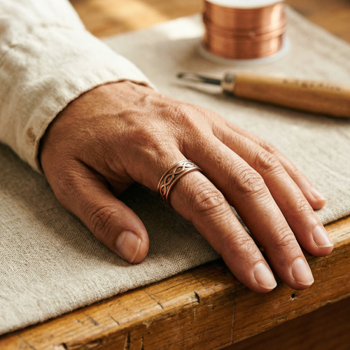 Elsie's Char Copper Ring