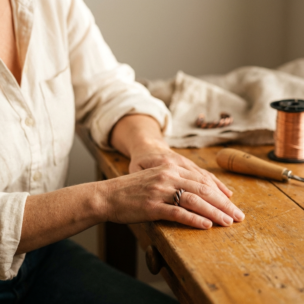 Elsie's Tine Copper Ring