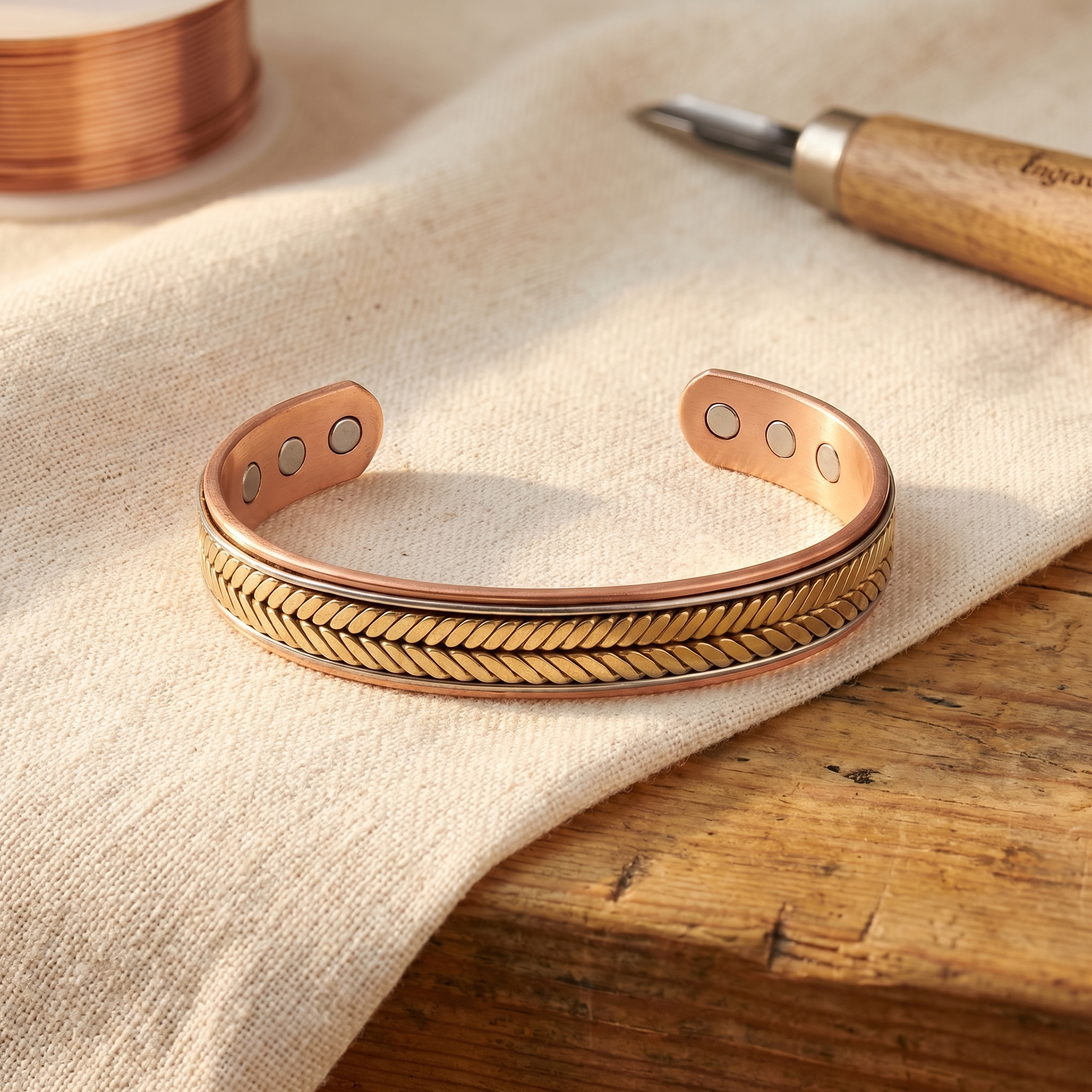 Elsie's Harvest Copper Bracelet