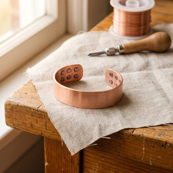 Elsie's Anvil Copper Bracelet
