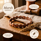 Elsie's Marsh Copper Anklet