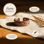 Elsie's Fern Copper Ring
