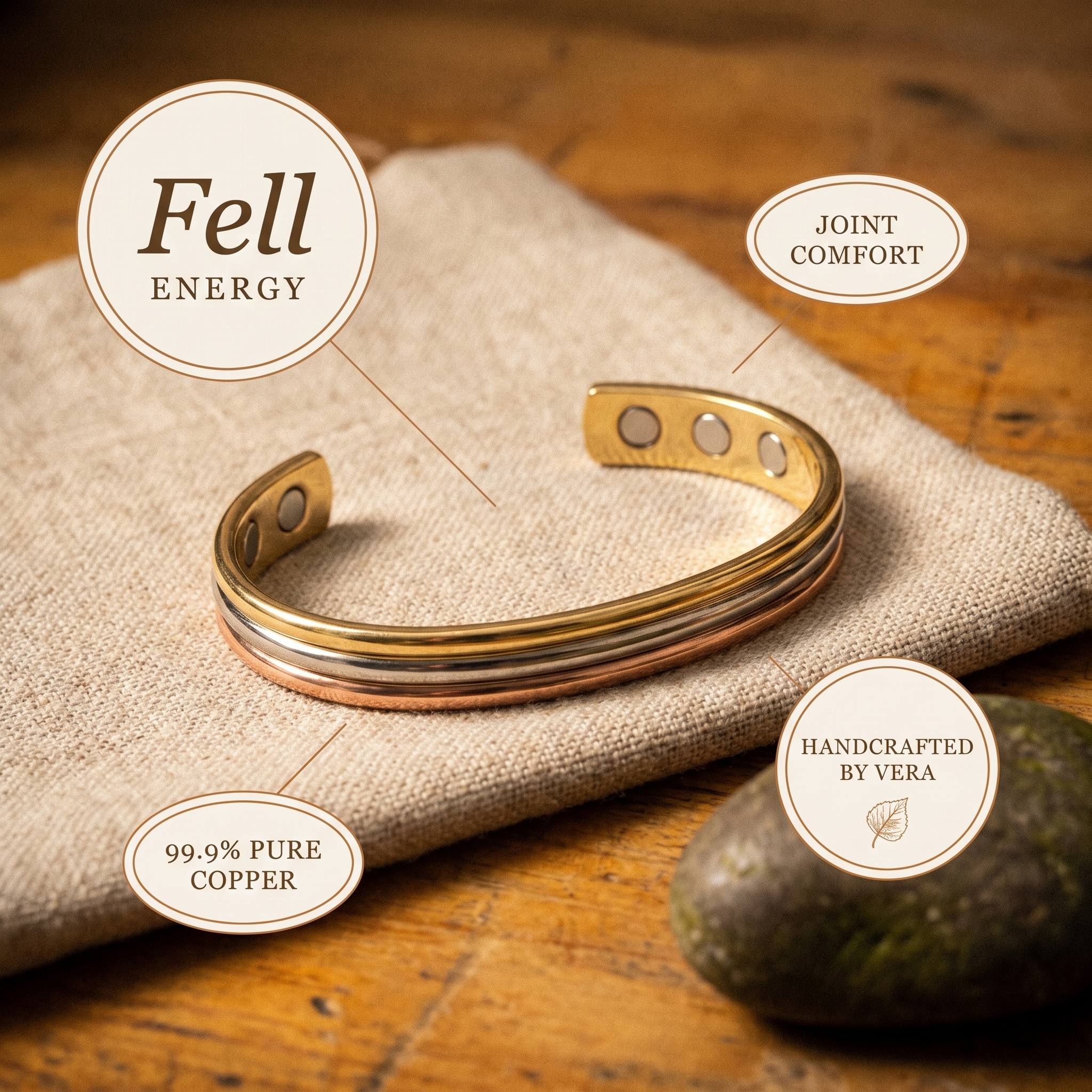 Elsie's Fell Copper Bracelet