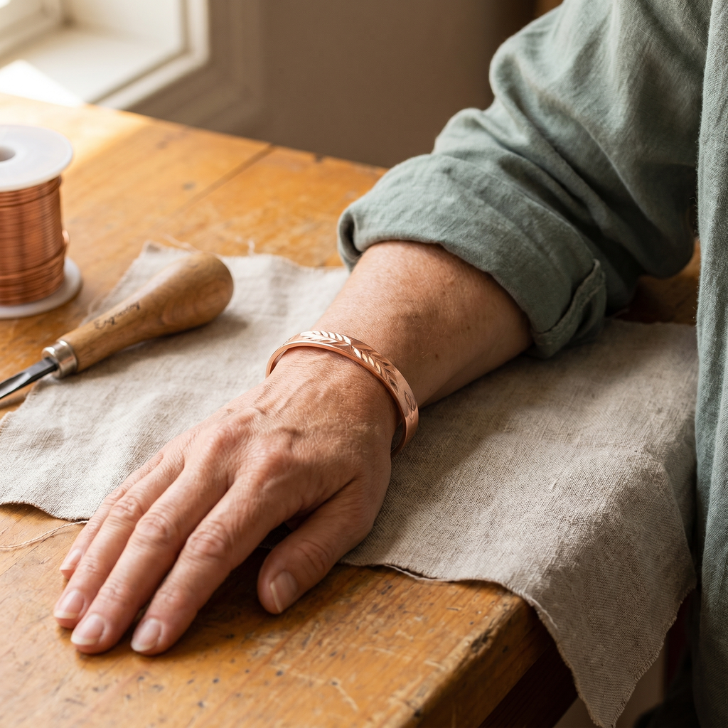 Elsie's Lunar Copper Bracelet