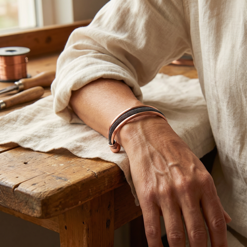 Elsie's Cairn Copper Bracelet