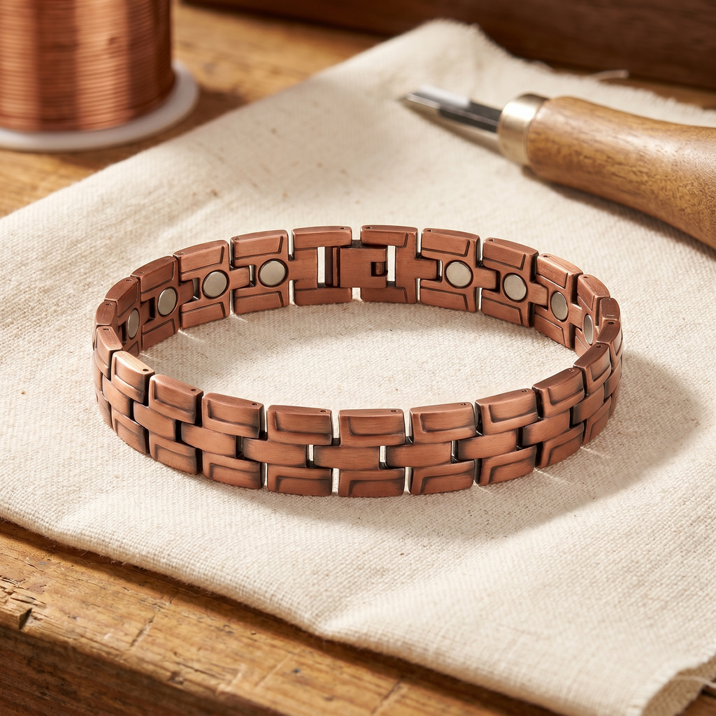 Elsie's Gorse Men's Copper Bracelet