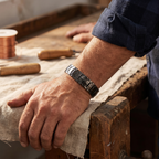 Elsie's Ochre Men's  Copper Bracelet