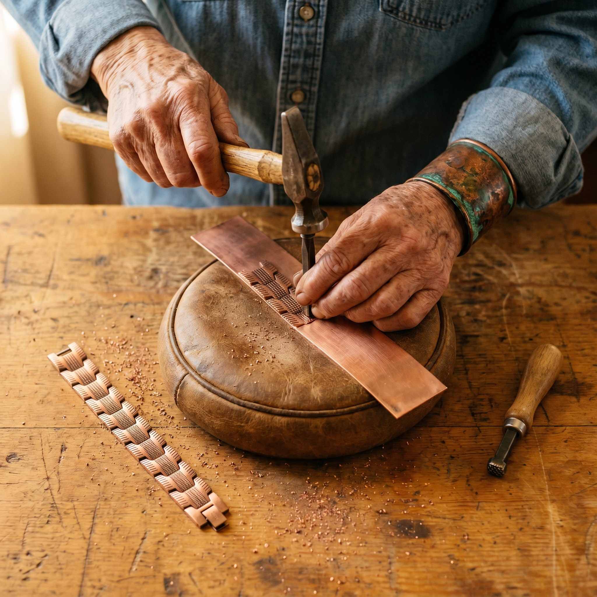 Elsie's Crag Copper Bracelet