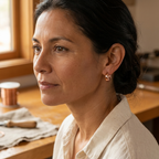 Elsie's Linnet Copper Hoop Earrings